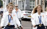 Den Haag 13 augustus 2024
De Olympische sporters die een medaille gehaald hebben worden ontvangen door premier Dick Schoof .
