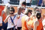 Scheveningen 12 augustus 2024
Aankomst olympische sporters in scheveningen . Humberto Tan presenteert het programma.