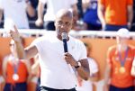 Scheveningen 12 augustus 2024
Aankomst olympische sporters in scheveningen . Humberto Tan presenteert het programma.