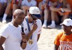Scheveningen 12 augustus 2024
Aankomst olympische sporters in scheveningen . Humberto Tan presenteert het programma.