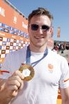 Scheveningen 12 augustus 2024
Aankomst olympische sporters in scheveningen . Humberto Tan presenteert het programma. Jeffrey Hoogland