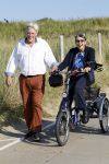Scheveningen 27 augustus 2024
Afscheids feestje van Mark Rutte bij strandtent Culpepper. Jetta Klijnsma met man