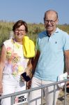 Scheveningen 27 augustus 2024
Afscheids feestje van Mark Rutte bij strandtent Culpepper. Joop Atsma met vrouw
