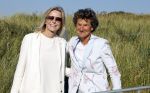 Scheveningen 27 augustus 2024
Afscheids feestje van Mark Rutte bij strandtent Culpepper. Kasja Ollongren met partner Irene v d Brekel
