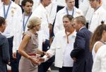 Den Haag 13 augustus 2024
Alle medaillewinnaars bij de olympische spelen op bezoek bij Koning Willem Alexander en Koningin Maxima op huis ten Bosch . oa aanwezig Femke Bol Sifan hassan Harrie Lavreysen Sharon v Rouwendaal Worthy de Jong Marit Bouwmeester Roy v d Berg de Hockey heren de hockey dames en alle roeiers. Pieter vd Hoogenband
