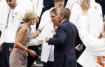 Den Haag 13 augustus 2024
Alle medaillewinnaars bij de olympische spelen op bezoek bij Koning Willem Alexander en Koningin Maxima op huis ten Bosch . oa aanwezig Femke Bol Sifan hassan Harrie Lavreysen Sharon v Rouwendaal Worthy de Jong Marit Bouwmeester Roy v d Berg de Hockey heren de hockey dames en alle roeiers. Pieter vd Hoogenband