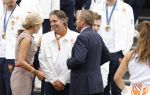 Den Haag 13 augustus 2024
Alle medaillewinnaars bij de olympische spelen op bezoek bij Koning Willem Alexander en Koningin Maxima op huis ten Bosch . oa aanwezig Femke Bol Sifan hassan Harrie Lavreysen Sharon v Rouwendaal Worthy de Jong Marit Bouwmeester Roy v d Berg de Hockey heren de hockey dames en alle roeiers. Pieter vd Hoogenband