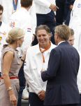 Den Haag 13 augustus 2024
Alle medaillewinnaars bij de olympische spelen op bezoek bij Koning Willem Alexander en Koningin Maxima op huis ten Bosch . oa aanwezig Femke Bol Sifan hassan Harrie Lavreysen Sharon v Rouwendaal Worthy de Jong Marit Bouwmeester Roy v d Berg de Hockey heren de hockey dames en alle roeiers. Pieter vd Hoogenband