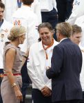 Den Haag 13 augustus 2024
Alle medaillewinnaars bij de olympische spelen op bezoek bij Koning Willem Alexander en Koningin Maxima op huis ten Bosch . oa aanwezig Femke Bol Sifan hassan Harrie Lavreysen Sharon v Rouwendaal Worthy de Jong Marit Bouwmeester Roy v d Berg de Hockey heren de hockey dames en alle roeiers. Pieter vd Hoogenband