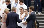 Den Haag 13 augustus 2024
Alle medaillewinnaars bij de olympische spelen op bezoek bij Koning Willem Alexander en Koningin Maxima op huis ten Bosch . oa aanwezig Femke Bol Sifan hassan Harrie Lavreysen Sharon v Rouwendaal Worthy de Jong Marit Bouwmeester Roy v d Berg de Hockey heren de hockey dames en alle roeiers.
