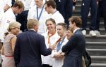 Den Haag 13 augustus 2024
Alle medaillewinnaars bij de olympische spelen op bezoek bij Koning Willem Alexander en Koningin Maxima op huis ten Bosch . oa aanwezig Femke Bol Sifan hassan Harrie Lavreysen Sharon v Rouwendaal Worthy de Jong Marit Bouwmeester Roy v d Berg de Hockey heren de hockey dames en alle roeiers.