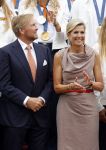 Den Haag 13 augustus 2024
Alle medaillewinnaars bij de olympische spelen op bezoek bij Koning Willem Alexander en Koningin Maxima op huis ten Bosch . oa aanwezig Femke Bol Sifan hassan Harrie Lavreysen Sharon v Rouwendaal Worthy de Jong Marit Bouwmeester Roy v d Berg de Hockey heren de hockey dames en alle roeiers.