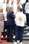 Den Haag 13 augustus 2024
Alle medaillewinnaars bij de olympische spelen op bezoek bij Koning Willem Alexander en Koningin Maxima op huis ten Bosch . oa aanwezig Femke Bol Sifan hassan Harrie Lavreysen Sharon v Rouwendaal Worthy de Jong Marit Bouwmeester Roy v d Berg de Hockey heren de hockey dames en alle roeiers.. Pieter v d Hoogenband