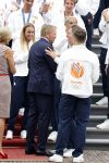Den Haag 13 augustus 2024
Alle medaillewinnaars bij de olympische spelen op bezoek bij Koning Willem Alexander en Koningin Maxima op huis ten Bosch . oa aanwezig Femke Bol Sifan hassan Harrie Lavreysen Sharon v Rouwendaal Worthy de Jong Marit Bouwmeester Roy v d Berg de Hockey heren de hockey dames en alle roeiers.. Pieter v d Hoogenband