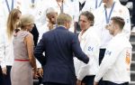 Den Haag 13 augustus 2024
Alle medaillewinnaars bij de olympische spelen op bezoek bij Koning Willem Alexander en Koningin Maxima op huis ten Bosch . oa aanwezig Femke Bol Sifan hassan Harrie Lavreysen Sharon v Rouwendaal Worthy de Jong Marit Bouwmeester Roy v d Berg de Hockey heren de hockey dames en alle roeiers.. Pieter v d Hoogenband