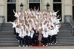 Den Haag 13 augustus 2024
Alle medaillewinnaars bij de olympische spelen op bezoek bij Koning Willem Alexander en Koningin Maxima op huis ten Bosch . oa aanwezig Femke Bol Sifan hassan Harrie Lavreysen Sharon v Rouwendaal Worthy de Jong Marit Bouwmeester Roy v d Berg de Hockey heren de hockey dames en alle roeiers.