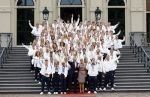 Den Haag 13 augustus 2024
Alle medaillewinnaars bij de olympische spelen op bezoek bij Koning Willem Alexander en Koningin Maxima op huis ten Bosch . oa aanwezig Femke Bol Sifan hassan Harrie Lavreysen Sharon v Rouwendaal Worthy de Jong Marit Bouwmeester Roy v d Berg de Hockey heren de hockey dames en alle roeiers.