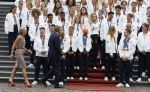 Den Haag 13 augustus 2024
Alle medaillewinnaars bij de olympische spelen op bezoek bij Koning Willem Alexander en Koningin Maxima op huis ten Bosch . oa aanwezig Femke Bol Sifan hassan Harrie Lavreysen Sharon v Rouwendaal Worthy de Jong Marit Bouwmeester Roy v d Berg de Hockey heren de hockey dames en alle roeiers.