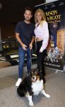Amsterdam 21 augustus 2024
Premiere Samson en Margot in Pathe de munt. Levi v Kempen kwam met zijn vriendin en hond