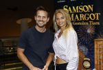 Amsterdam 21 augustus 2024
Premiere Samson en Margot in Pathe de munt. Levi v Kempen kwam met zijn vriendin en hond