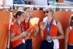 Scheveningen 12 augustus 2024
Aankomst olympische sporters in scheveningen . Humberto Tan presenteert het programma. Femke Bol en Lieke Klaver