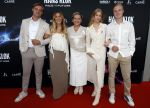 Amsterdam 9augustus 2024
Premiere show Hans Klok in Carre . Mariska v Kolck kwam met zoons en aanhang