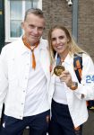 Den Haag 13 augustus 2024
De Olympische sporters die een medaille gehaald hebben worden ontvangen door premier Dick Schoof . Marit Bouwmeester