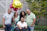 Helmond 30 augustus 2024
Mark Gillis wordt uit het ziekenhuis ontslagen waar hij ruim 9 weken heeft gelegen . Zijn vader Peter Gillis Wendy v Hout en broer Ruud Gillis en zus Inge Gillis halen hem op.