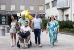 Helmond 30 augustus 2024
Mark Gillis wordt uit het ziekenhuis ontslagen waar hij ruim 9 weken heeft gelegen . Zijn vader Peter Gillis Wendy v Hout en broer Ruud Gillis en zus Inge Gillis halen hem op.