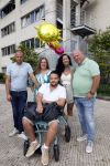 Helmond 30 augustus 2024
Mark Gillis wordt uit het ziekenhuis ontslagen waar hij ruim 9 weken heeft gelegen . Zijn vader Peter Gillis Wendy v Hout en broer Ruud Gillis en zus Inge Gillis halen hem op.