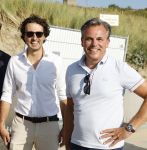 Scheveningen 27 augustus 2024
Afscheids feestje van Mark Rutte bij strandtent Culpepper. Mark Harbers en Jesse Klaver