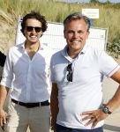 Scheveningen 27 augustus 2024
Afscheids feestje van Mark Rutte bij strandtent Culpepper. Mark Harbers en Jesse Klaver