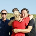 Scheveningen 27 augustus 2024
Afscheids feestje van Mark Rutte bij strandtent Culpepper. Mark Rutte en Attje Kuiken