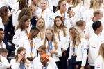 Den Haag 13 augustus 2024
Alle medaillewinnaars bij de olympische spelen op bezoek bij Koning Willem Alexander en Koningin Maxima op huis ten Bosch . oa aanwezig Femke Bol Sifan hassan Harrie Lavreysen Sharon v Rouwendaal Worthy de Jong Marit Bouwmeester Roy v d Berg de Hockey heren de hockey dames en alle roeiers.