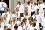Den Haag 13 augustus 2024
Alle medaillewinnaars bij de olympische spelen op bezoek bij Koning Willem Alexander en Koningin Maxima op huis ten Bosch . oa aanwezig Femke Bol Sifan hassan Harrie Lavreysen Sharon v Rouwendaal Worthy de Jong Marit Bouwmeester Roy v d Berg de Hockey heren de hockey dames en alle roeiers.