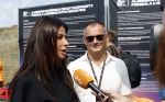 Zandvoort 25 augustus 2024
Olcay Gulsen en Eelko v Kooten bij de Formule 1 op circuit Zandvoort.