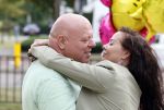 Helmond 30 augustus 2024
Mark Gillis wordt uit het ziekenhuis ontslagen waar hij ruim 9 weken heeft gelegen . Zijn vader Peter Gillis Wendy v Hout en broer Ruud Gillis en zus Inge Gillis halen hem op.