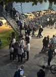 Amsterdam augustus 2024
Prinses Amalia heeft haar ontgroeningsweek in Amsterdam . Ze slapen in het Frans Otten Stadion met alle medestudenten . Ze gaan met fiets de stad in . Het regent meerdere dagen . Ook gaan ze varen  met een sloep  op de Amstel.