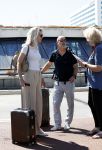 Schiphol 10 augustus 2024
Rob Kamphues en vriendin Kristi Nieuwenhuijse vertrekken vanaf schiphol voor hun vakantie naar Noorwegen.