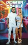 Amsterdam 21 augustus 2024
Presentatie Power Couple . De bekende koppels die mee doen aan het programma zijn: Djamila & Johannes, Eva & Sebastiaan, Laura & Ryan, Naomi & Quentin, Annebel & Rene, Michelle & Roy en Vonneke & Davinio. Monica Geuze en Valerio Zeno. Roy Donders en Michelle