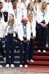 Den Haag 13 augustus 2024
Alle medaillewinnaars bij de olympische spelen op bezoek bij Koning Willem Alexander en Koningin Maxima op huis ten Bosch . oa aanwezig Femke Bol Sifan hassan Harrie Lavreysen Sharon v Rouwendaal Worthy de Jong Marit Bouwmeester Roy v d Berg de Hockey heren de hockey dames en alle roeiers.