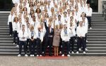 Den Haag 13 augustus 2024
Alle medaillewinnaars bij de olympische spelen op bezoek bij Koning Willem Alexander en Koningin Maxima op huis ten Bosch . oa aanwezig Femke Bol Sifan hassan Harrie Lavreysen Sharon v Rouwendaal Worthy de Jong Marit Bouwmeester Roy v d Berg de Hockey heren de hockey dames en alle roeiers.