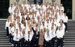 Den Haag 13 augustus 2024
Alle medaillewinnaars bij de olympische spelen op bezoek bij Koning Willem Alexander en Koningin Maxima op huis ten Bosch . oa aanwezig Femke Bol Sifan hassan Harrie Lavreysen Sharon v Rouwendaal Worthy de Jong Marit Bouwmeester Roy v d Berg de Hockey heren de hockey dames en alle roeiers.