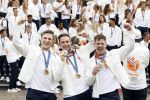 Den Haag 13 augustus 2024
Alle medaillewinnaars bij de olympische spelen op bezoek bij Koning Willem Alexander en Koningin Maxima op huis ten Bosch . oa aanwezig Femke Bol Sifan hassan Harrie Lavreysen Sharon v Rouwendaal Worthy de Jong Marit Bouwmeester Roy v d Berg de Hockey heren de hockey dames en alle roeiers. Roy v d Berg Jeffrey Hoogland en Harrie Lavreysen