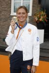 Den Haag 13 augustus 2024
De Olympische sporters die een medaille gehaald hebben worden ontvangen door premier Dick Schoof . Sharon v Rouwendaal