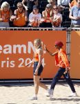Scheveningen 12 augustus 2024
Aankomst olympische sporters in scheveningen . Humberto Tan presenteert het programma. Sifan Hassan