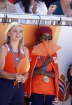 Scheveningen 12 augustus 2024
Aankomst olympische sporters in scheveningen . Humberto Tan presenteert het programma. Sifan Hassan