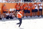 Scheveningen 12 augustus 2024
Aankomst olympische sporters in scheveningen . Humberto Tan presenteert het programma. Sifan Hassan