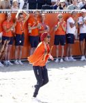 Scheveningen 12 augustus 2024
Aankomst olympische sporters in scheveningen . Humberto Tan presenteert het programma. Sifan Hassan