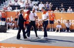 Scheveningen 12 augustus 2024
Aankomst olympische sporters in scheveningen . Humberto Tan presenteert het programma. Sifan Hassan